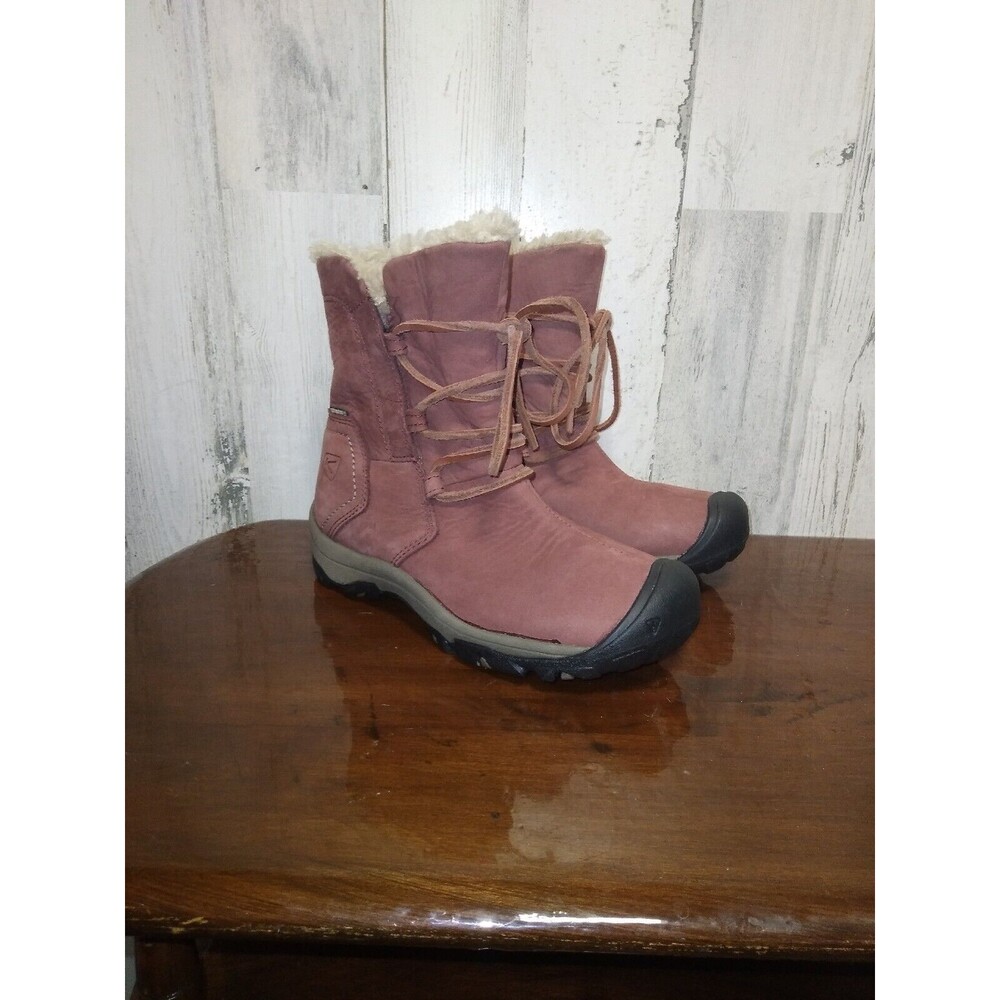 Keen Brighton Low Boots Size 5 Burgundy